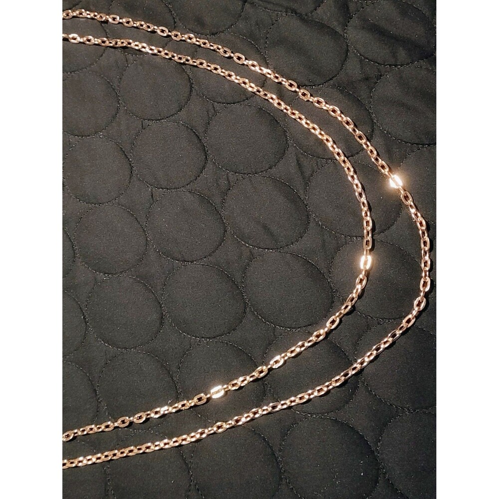 Source Unknown Rose Gold Chain Strap Wristlet - Metallic Pink